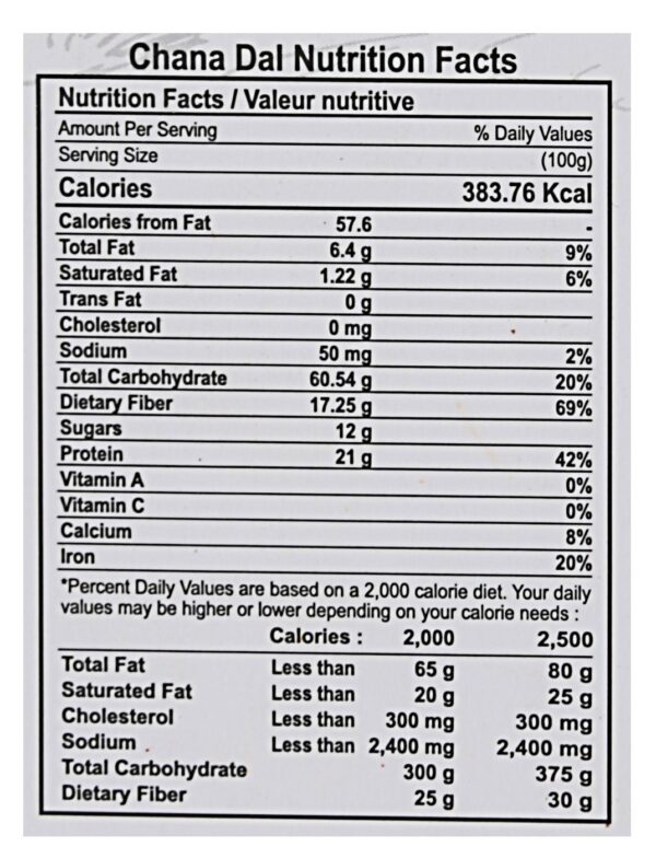 Chana Dal 500g - Image 2