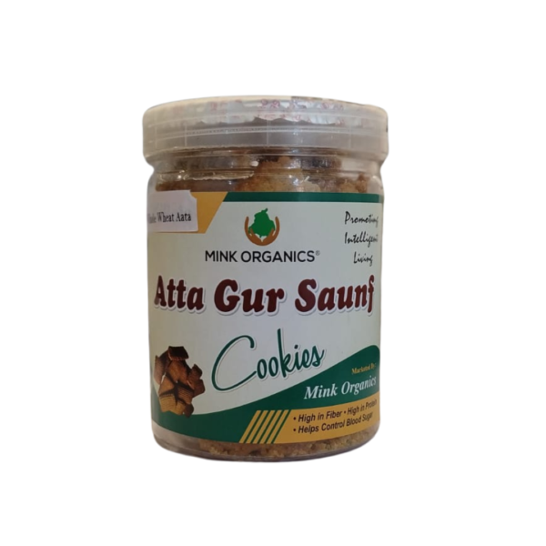 Aata Gur Saunf Cookies